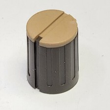 BEIGE IVORY TOP Vintage Teac Tascam Audio Mixing Board Mixer Shaft Knob Part
