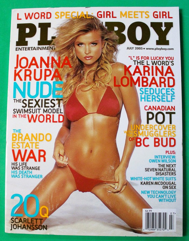 PLAYBOY JULY 2005 - PLAYMATE QIANA CHASE - JOANNA KRUPA PICTORIAL