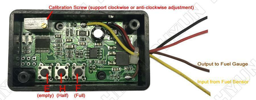 9-36V Fuel Gauge Interface Module – Ohm Range Converter For Cars, Trucks, Industrial Equipment – Fixes Gauge/Sensor Mismatch