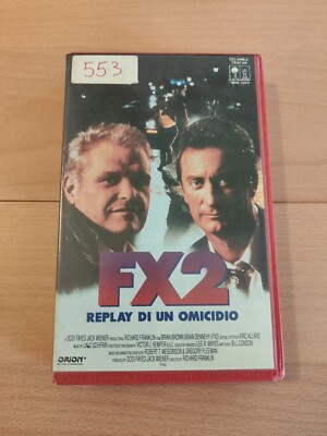 FX2 REPLAY OF A MORD - VHS COLUMBIA TRISTAR EX VERMIETUNG *SEHR SELTEN*