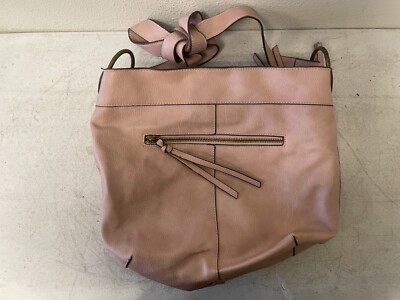 The Sak Alameda Leather Crossbody Bag Petal Pink Purse Adjustable Strap