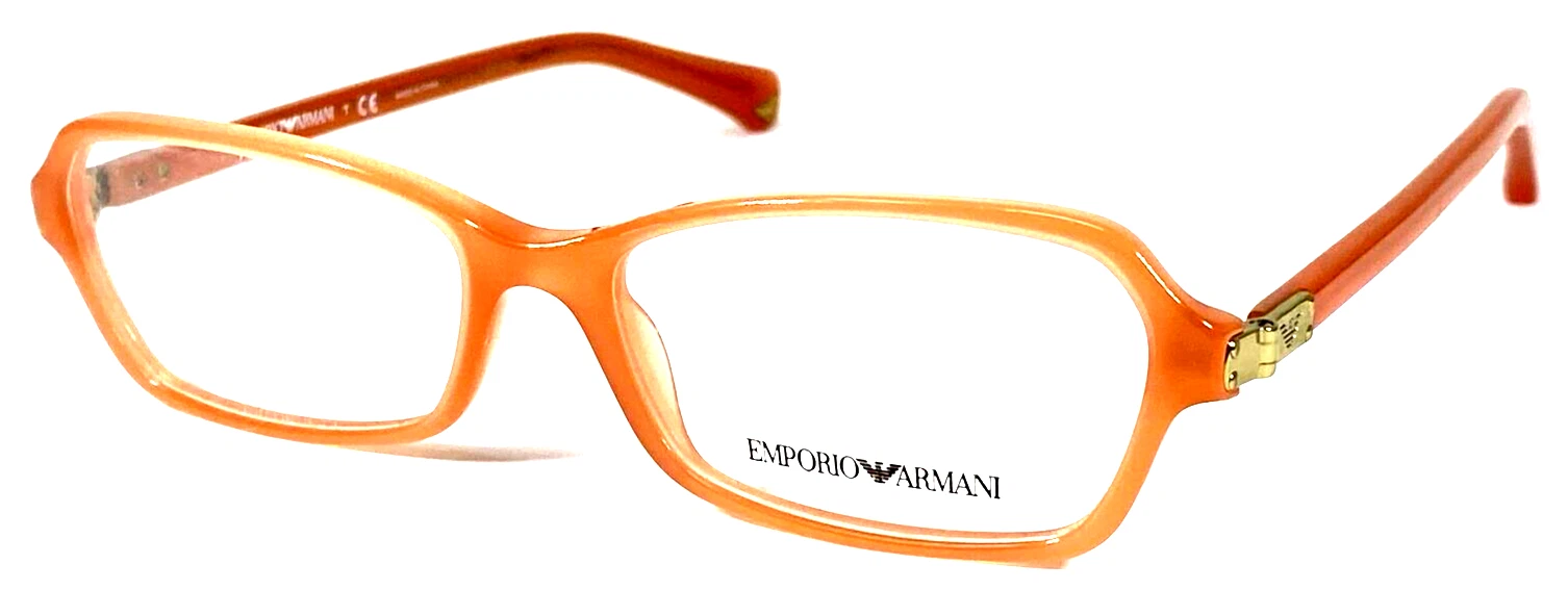 EMPORIO ARMANI EA3009 5083 NOS Light Orange Designer 54 16 140 Eyeglasses Frame