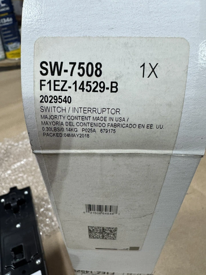 NEW Motorcraft Power Window Switch Front LH SW-7508 Focus Transit Connect 12-18 - Image 4 of 4