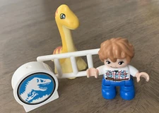 LEGO Duplo Jurassic World 10879 Gentle Giants Petting Zoo Replacement Figures