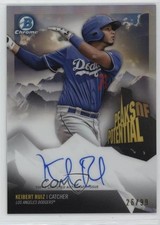 2018 Bowman Chrome Peaks of Potential Auto 26/99 Keibert Ruiz #PPA-KR Auto 8az