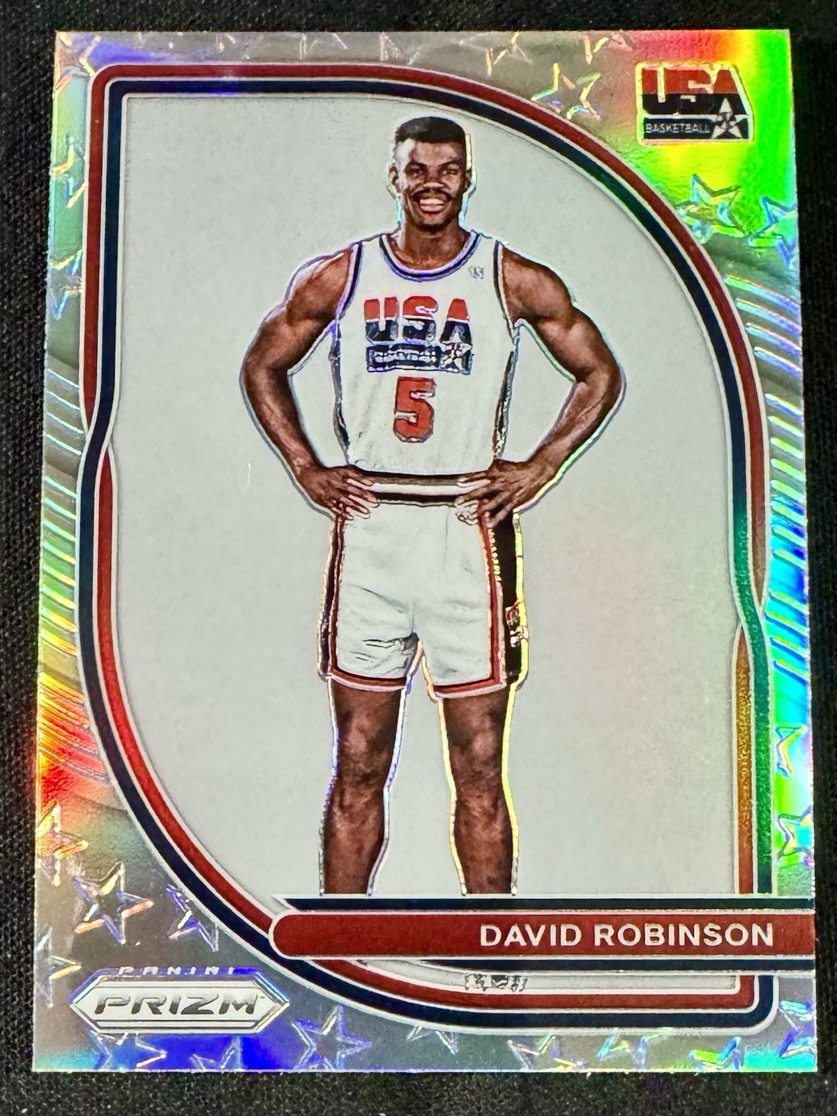 DAVID ROBINSON 2020-21 Panini Prizm SILVER PRIZM - USA Basketball Parallel