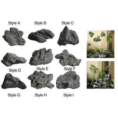 Decorative Foam Stone Artificial Landscape Rock Backyard Yard Prop Figurine