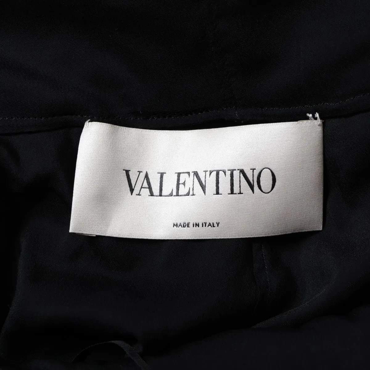 Abito smanicato Valentino 20 anni cotone 46 donna nero VB0VAVU33QG fiore