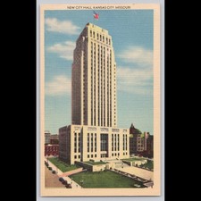 Antique Postcard New City Hall Kansas City Missouri Architecture Antique Postcard New City Hall Kansas City Missouri Architecture