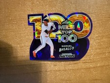 2025 Leaf Baseball Nation - Samuel Basallo - Purple MLB Top 100 Die-Cut 8/8