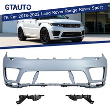 Primed Front Bumper Cover For Land Rover Range Sport 2018-22 Washer Cap Brackets