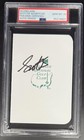 Scottie Scheffler Masters Signed Autograph PSA/DNA MT 10 Encapsulated Scorecard
