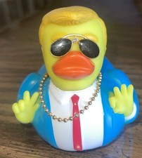 Donald Trump Rubber Duck for Jeep with bling 2024 MAGA Rally Fight President