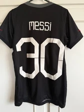 PSG Paris St Germain 2021-2022 Third Messi 10 Football Shirt XS Womans /60822