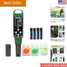 4-in-1 Water Quality Tester pH EC TDS Temperature Meter for Hydroponics