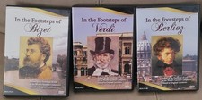 Lot of 3 DVD : In the Footsteps of Verdi / Berlioz/Bizet