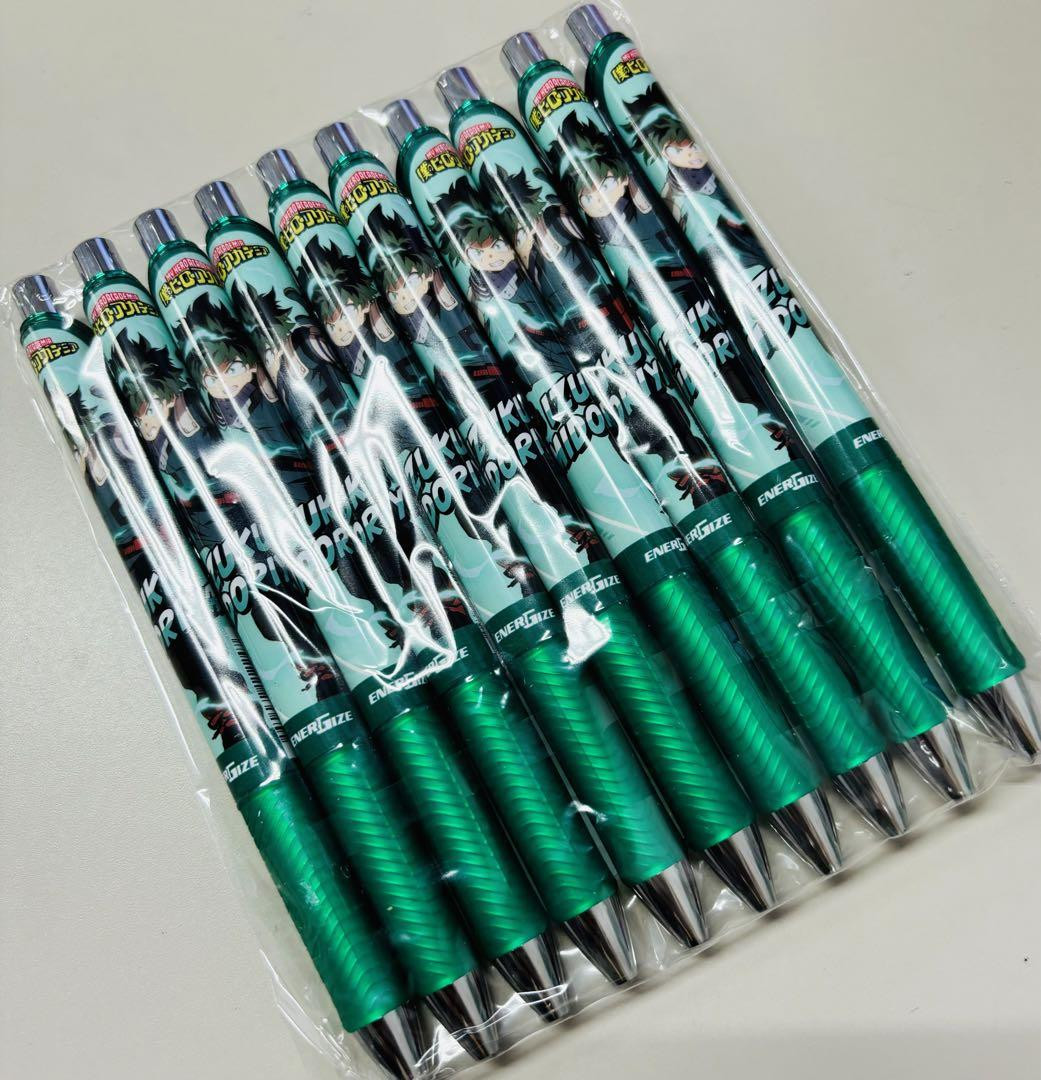 Energel Mechanical Pencil My Hero Academia Green 10-piece set 0.5 Energel Mechanical Pencil My Hero Academia Green 10-piece set 0.5