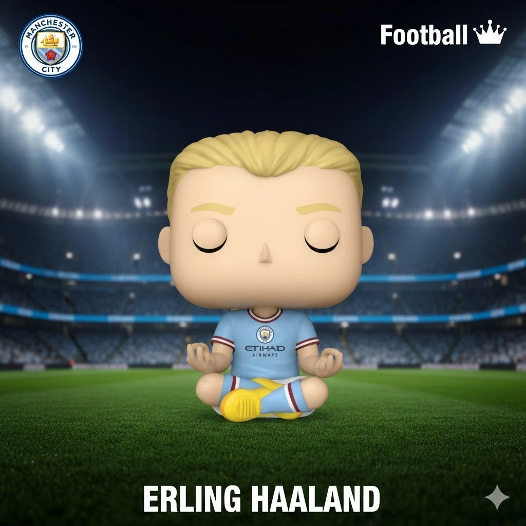 Funko Pop! Football: Manchester City - Erling Haaland Vinyl Figure