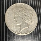 1922 Peace Dollar $1 Silver Coin Circulated Business Strike 0.9 Fineness