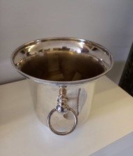 Sektkühler, Champagnerkühler, versilbert 