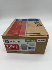GE 125 Amp 4-Space 8-Circuit Outdoor Main Lug Circuit Breaker Panel TL412R1P