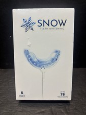 SNOW Original Teeth Whitening Kit 6 Month Supply 75 Treatments WHITE LED New