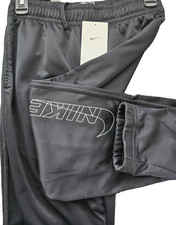 Nike Kids Boys fleece pants joggers black NEW Size Large