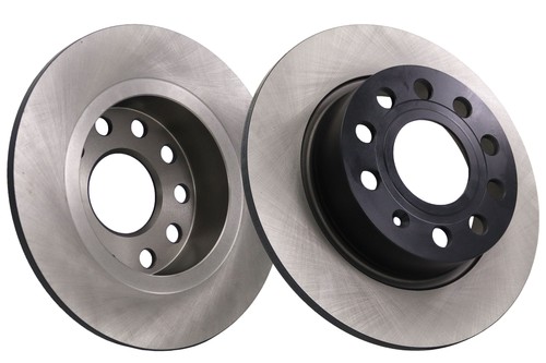 2x Brake Discs Pair Solid fits VW SCIROCCO Mk3 Rear 1.4 2.0 2.0D 08 to 17 253mm - Picture 2 of 8