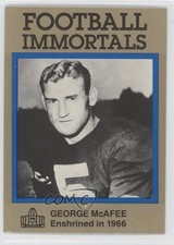 1985-88 Football Immortals George McAfee #78 HOF 0a3