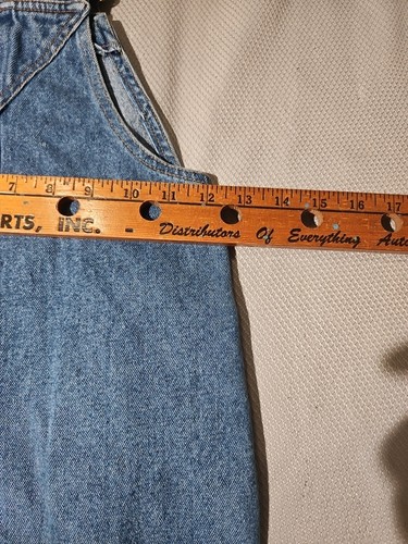 US Polo Assn Overalls Youth Kids Size 4T Blue Denim Jumpsuit Spellout Work Y2k - Picture 17 of 17