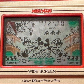 Nintendo Game and Watch Mickey Mouse Egg MC-25 1981 Handheld Retro Wide Screen