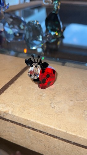 Authentic Swarovski Lovlots Ladybird Mo crystal figurine 