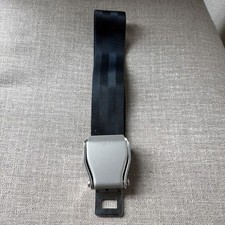 Airplane Seat Belt Extender Adjustable Extension Black Unisex All Airlines Airplane Seat Belt Extender Adjustable Extension Black Unisex All Airlines