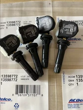 4PCS OEM 13598772 Tire Pressure Monitoring System Sensor Chevy GM Buick