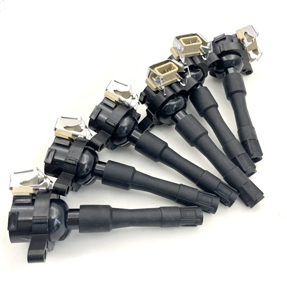 6Pack Bosch Ignition Coil 0221504029 For BMW E36 E46 E39 E38 E53 323i 528i 325xi - Imagem 2 de 4
