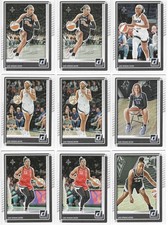 2025 Donruss WNBA Las Vegas Aces 9 card lot  A'Ja Wilson Gray Loyd Young Evans