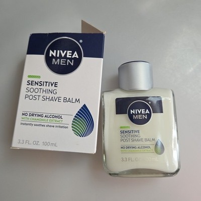 NIVEA MEN Sensitive Soothing Post Shave Balm with Vitamin E,  - 3.3 Fl Oz