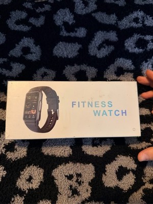 Smart Watch Fitness Tracker Black Band Heart Rate Activity Monitor
