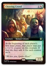 Cheering Crowd (Extended Art) #270 (Foil) (NM) Spider-Man SPM Magic MTG