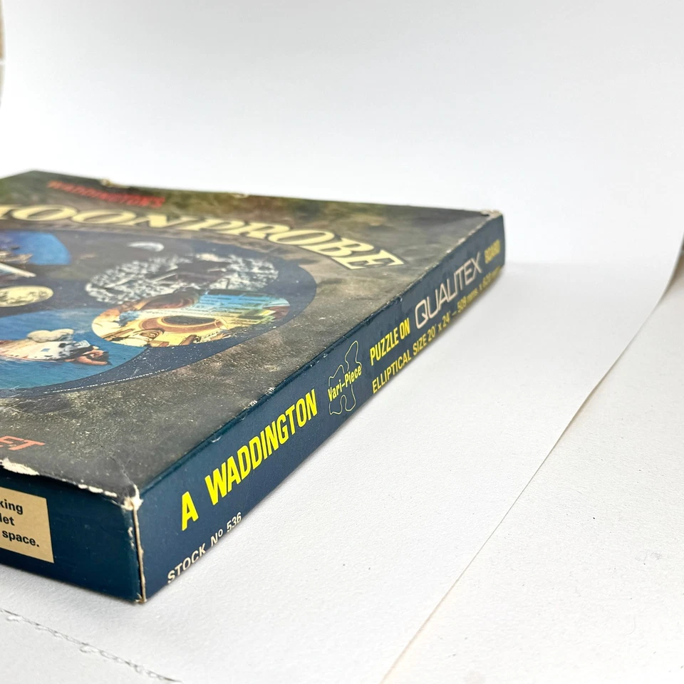VINTAGE WADDINGTONS MOONPROBE ELLIPTICAL JIGSAW PUZZLE - Image 4 of 4