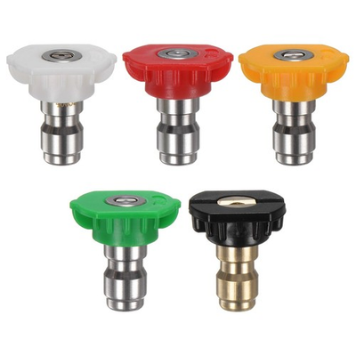 #ad 5 Pack Pressure Washer Spray Nozzle Tips Multiple Degrees 1 4 Quick Connecto... $15.19