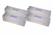 4 Pack Official NGC 20 Slab Storage Boxes   Metallic Coin Case Holders