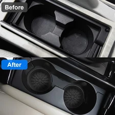 4PCS Car Cup Holder Coaster, Non-Slip Recessed Insert Vehicle Cup Mat, 2.75 I...