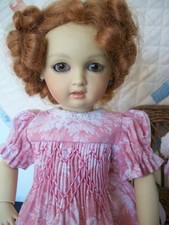 11" Bleuette "Garden Girl" Hand Smocked Dress