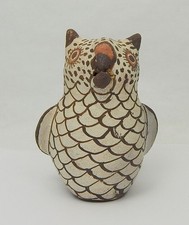 Zuni Pottery Owl Figure 5 Inches Tall Unsigne...