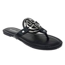 Limit-24 21024 - Pierre Dumas Vegan Leather Flat Thong Sandal Copy 