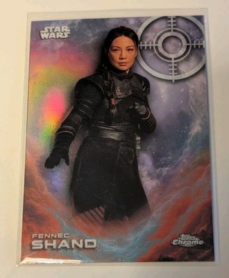 Topps Chrome Star Wars 2025 CE-17 Costco Exclusive Fennec Shand Refractor