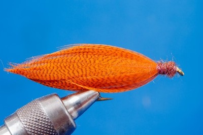 Fliegentom Streamer 3 Stück Oranger Koppenstreamer