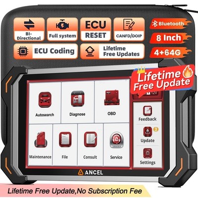 ANCEL DS600 Elite Bidirectional Car Diagnostic Tool OBD2 Scanner Full System CAN