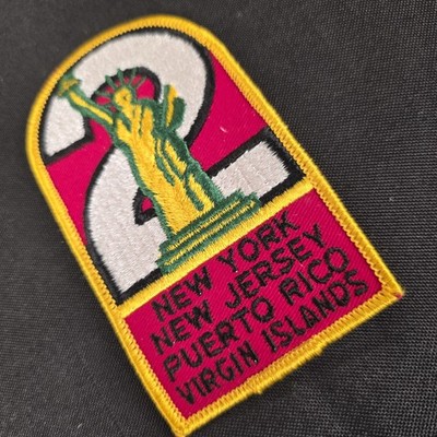 Vintage REGION 2 Boy Scout Badge PATCH National Jamboree BSA Camp Pre 1970s
